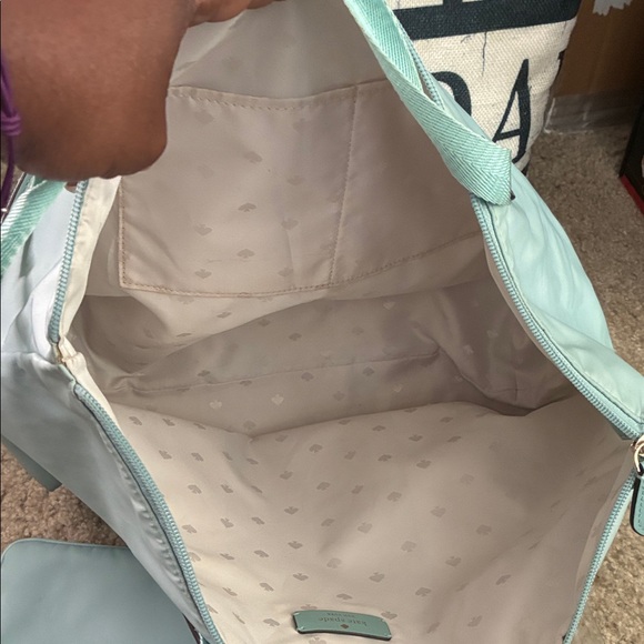 Kate Spade Light Blue Tote and Pouch Set nylon - Picture 6 of 8